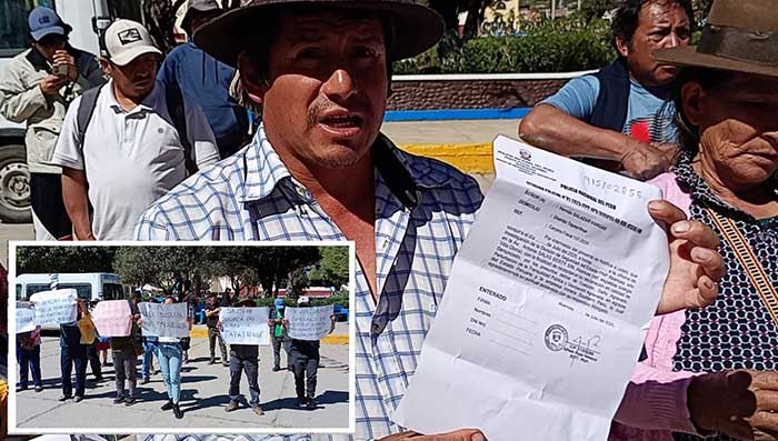 Presidente de comunidad indígena de Tapairihua denunciará a Southern Perú en el Congreso por acoso judicial